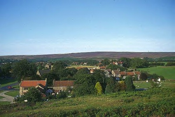 The Aire river Valley in Yorkshire. Photo from Freefoto.com